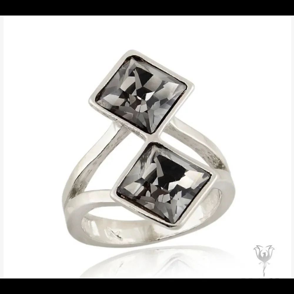 Swarovski authentic Crystals White Rhodium plated
